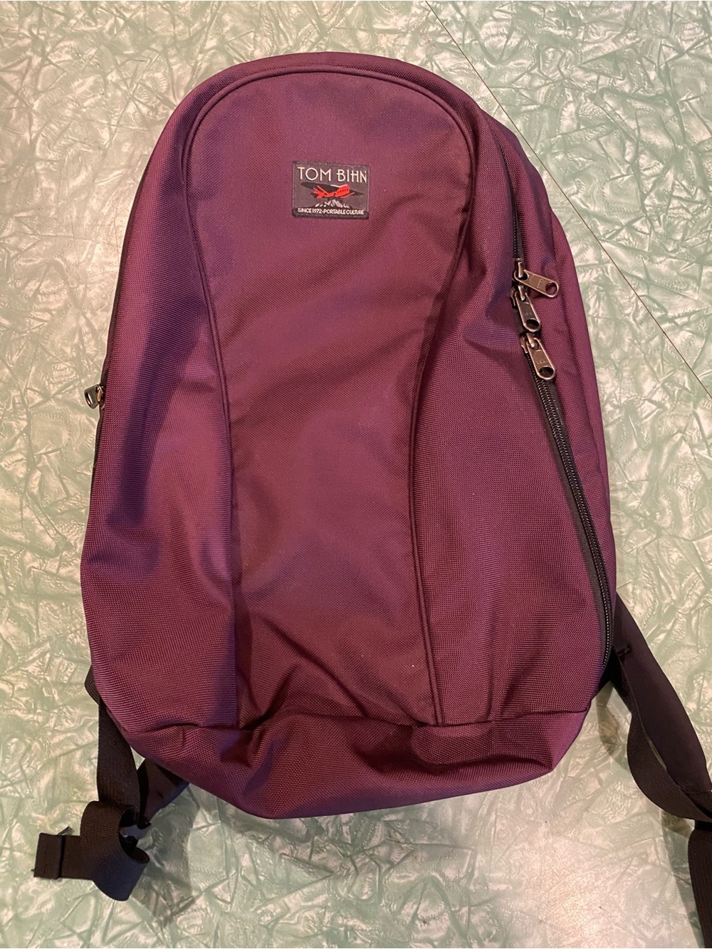 Nice Aubergine (Purple) Tom Bihn Luminary 15 Backpack with Whistle Clip Upgrade